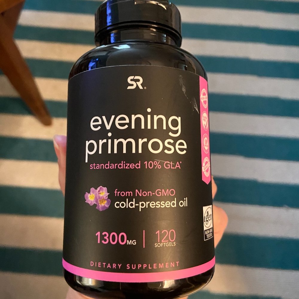 Evening Primrose SR 1300 mg 120 Softgels New